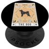 Pumi Tarot Dogs Celestial Retro Carta dei Tarocchi Il Cane Pumi Spazio Celeste PopSockets PopGrip Adesivo