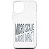 Whyitsme Design Custodia per iPhone 12/12 Pro Microbiologia Micro scala, impatto macro