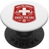 Simply Swiss Svizzera Latino Motto Retro Alpine PopSockets PopGrip Adesivo