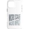 Whyitsme Design Custodia per iPhone 16 Pro Max Microbiologia Micro scala, impatto macro