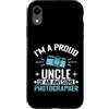 uncle photographer camera pride shutter Custodia per iPhone XR Scatto fantastico fotografo orgoglioso zio