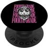 4th Grade Student Teacher First Day Of S Divertente insegnante di quarta elementare cavia studente di ritorno a scuola PopSockets PopGrip Adesivo