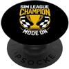 Sim Racer Virtual Motorsport Gaming Gear Sim Racing Simulator Cockpit Esports Racer Esperienza PopSockets PopGrip Adesivo