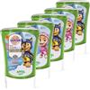 Sagrotan Kids No-Touch - Ricarica mela per il distributore automatico di sapone, 5 x 250 ml di sapone per le mani