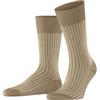 FALKE Oxford Stripe M So cotone fantasia 1 paio, Calzini Uomo, Marrone Camel 5038, 41-42