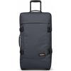 Eastpak Tranverz M Valigia Media 78L (67 x 35,5 x 30 cm), Bagaglio a Ruote, Valigia Leggera e Resistente con Doppio Scomparto, Manico Telescopico e Serratura TSA - BLUE DOWNTOWN
