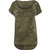 Build Your Brand Ladies Camo Tee - T-Shirt Donna, Olive Camo, XS - BY064-00775-0058