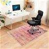 Capslpad Tappetini per sedie da ufficio per pavimenti in legno duro, 90 x 120 cm, antiscivolo, moderno, astratto, multiuso, a pelo basso, protezioni per pavimenti per sedia da computer