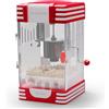 Klarstein Macchina Popcorn Bambini Vintage, Macchina per Pop Corn 300W, Macchina Popcorn Professionale con Contenitore in Acciaio Inossidabile, Stile Retro