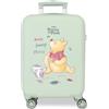 Disney Joumma - Valigia da cabina Disney Winnie the Pooh, 33 x 50 x 20 cm, rigida in ABS, chiusura a combinazione laterale, 28 l, 2,2 kg, 4 ruote doppie, bagaglio a mano