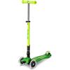MICRO Monopattino Maxi Micro Deluxe Led Pieghevole Verde Neon