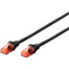 Ewent Im1008 Rj45 Utp Cat 6 Cavo di rete Cat6 Cavo di rete 1 M Nero Nero Taglia Unica