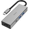 Hama HUB USB Type C 3.1 / 2 porte USB A 3.0 - 1 porta USB Type C - HDMI, Power Delivery