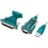 LogiLink Adattatore LogiLink USB 2.0 - RS232 9/25 pin con cavo di prolunga