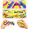 GEVECORI Rainbow Butter Squishy, set da 2 pezzi per adulti, decorazione da scrivania a rimbalzo lento