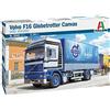 Italeri 3945 Volvo F 16 Globe Trotter Canvas, Scala 1:24, Plastic Model Kit, Modello in plastica da Montare, modellismo, Camion