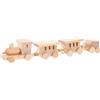ZUNOXAZ Mini Treno Giocattolo in Legno, Decorazione per Casa delle Bambole, Riproduzione di Treno in Miniatura Creativa e Collezionisti