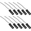 TOYANDONA 10 Pezzi Clip per Pinna Longboard in Nylon Nero, Hardware Robusto | Atmosfera Estiva, Accessorio per Longboard e Paddleboard, Facile da Montare e Rimuovere, Resistente Agli Urti
