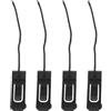 CANIGHT 4pezzi Clip Pinna Tavola Surf Nero Nailon, Stabilità e Direzione