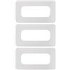 INOOMP 3 Pezzi Surfboard Fin Box Patch in PVC, Fin Box Sticker per Longboard e Paddle Board, Adattatore per Base Pinna da Paddle Board, Montaggio Rapido e Sostituzione Facile