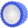 VALICLUD Rullo per Rimorchio Barca, Ruotino per Carrello Rimorchio, PVC Blu 5 Pollici, Design a Rotolamento Fluido, Riduce L'attrito, per Chiglia di Barca e Yacht