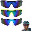 Xotectrix 3 Paia di Occhiali Sportivi Uomini Donne Occhiali Ciclismo Protezione UV400 Impermeabile Antivento e Anti-appannamento, Occhiali Leggeri per MTB Corsa Pesca Attività All'aperto