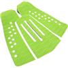 TOVINANNA Tappetino di Trazione per Tavola da Surf Tail Eva Verde Chiaro | Antiscivolo, Forma Tail, per Fish e Shortboard, Uso Surf e Paddle Boarding, Vestibilità Deck senza Giunte