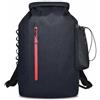 Gralara Zaino Impermeabile da Trekking Zaino Borsa Sacca Zaino da Nuoto E Trekking con Spallacci Regolabili E Schienale Traspirante per Comfort Adatto a, Nero, Nero, Taglia Unica
