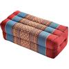 Zafuko Cuscino standard per yoga e meditazione Zafu - Materiale organico 100% imbottitura kapok - alta densità - Imbottitura solida per un comfort e una stabilità ottimali - Borgogna blu - X1
