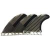 rockible da Surf Adesivo Pinna Tavola Compatibilità Universale Composito Carbonio per Maneggevolezza E Precisione Superiori Adatto a Shortboard Funboard Ibridi