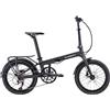 KABON Folding Pieghevole in carbonio, fibra di carbonio Mini Compact Folding Bike pendolari città bicicletta pieghevole con freno a disco 9 Velocità