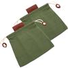 NUOBESTY Borsa da Raccolta Frutta e Verdura Borsa da Raccolta Outdoor in Tela e Pu Riutilizzabile Grande Capacità da Cintura Campeggio