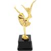 MAGICLULU Premio di Balletto Oro in Plastica Base Nera, 1 Pz | Riconoscimento per Gare di Danza e Recital, Statuetta Decorativa Elegante, Souvenir Memorabile per Ballerini