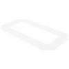 Tofficu Nastro Bordo Base Pinna Surf Kayak Pvc Bianco Flessibile | Protezione Base Pinna, Resiste ad Acqua e Meteo, Adesivo Trasparente Extra Forte
