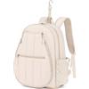 Gralara Zaino da Tennis Ventilato Zaino con Scomparto Bevande Leggero Borsa per Palestra, Viaggi Brevi, Array, Beige
