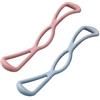 COHEALI 2 Pezzi Barra Pilates 8 in Tpe per Fitness e Yoga, Allenamento
