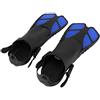 Generic Pinne da Nuoto Regolabili Comode Pinne da Snorkeling per Adulti 100% Nuovo Materiale TPR e PP di Alta qualità - Blu/Blu Lago/Giallo Fluorescente/Rosso - Taglia 9-13