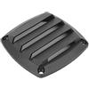 Tonysa Marine Air Fit per Griglia di Ventilazione Copertura Durevole per Feritoia per Barche e Yacht Nero 3 Pollici ABS 1 Pezzo