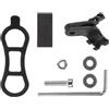 WESIEVYA Supporto Portanumero Bici in Plastica e Metallo Nero 8 Pezzi | Montaggio Semplice, Superficie Antiscivolo, Accessorio per Corsa su Strada