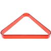 MINAOLULUS Triangolo per Biliardo in PC Rosso Resistente Organizer Compatto per Palline da Biliardo per Sala Giochi Dispone Le Palline Ordinatamente