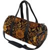linqin Borsa sportiva multiuso per uomo e donna | Resistente all'usura, sport all'aria aperta, seppia vintage floreale