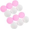Toyvian 100 Pezzi Palline da Ping Pong Colorate 40mm Finitura Opaca e Design Senza Cuciture, Resistenza Migliorata per Forniture Artistiche e Decorazioni Fai da Te