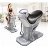 TsoLay Simulatore Di Equitazione Elettrico, Attrezzo Dinamico 3d Per Lallenamento Di Equitazione Con 20 Velocità Regolabili, Display Lcd, Allenatore Completo Per Il Core E grey