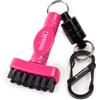 Grooveit MiniG The Dry Scrubber - Mini Spazzola per Mazze da Golf, setole in Nylon Resistente, Parte di Qualsiasi Kit di Pulizia per Mazze da Golf, Strumento Magnetico Rimovibile per la Pulizia delle