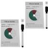 ULTECHNOVO 2 Set Volleyball Tracker, Ruota di Rotazione Pallavolo con Pennarello Cancellabile, Pvc e Plastica, Portatile, per Allenatori e Arbitri, Allenamento e Partite Ufficiali