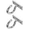 Toyvian 2 Pezzi Gancio in Acciaio Inossidabile Resistente per Barche Supporto Stabile e Protezione Scafo per Appendere a Parete o Soffitto in Casa Colore Argento