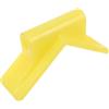 JOINPAYA Bow Stop Rullo Prua V in Gomma Gialla, per Kayak e Tracker, Ferma Prua per Carrello Barca, Riduce Attrito e Mantiene Stabile L'imbarcazione in Accessi Frequenti all'Acqua