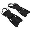 Toddmomy Pinne in Lama Tallone Plastica per Aperto Silicone Design e Corte Regolabili Flessibile Nuoto Ragazza Donna per Allenamento e Snorkeling