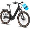 DERUIZ Quartz SUV E-bike da donna e da uomo, 27,5 pollici, con batteria da 644 Wh, sensore di coppia, freni idraulici, collegamento a catena a 8 marce, controllo app, bici elettrica Offroad & City
