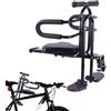 Generico Seggiolino Bici Sicurezza Portabici Sicuro per Bambini con Schienale | Montaggio Anteriore Schienale E Pedane Poggiapiedi Adatto A Tutti I Tipi Di Biciclette, Mountain Bike E